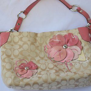 Coach F16879 Carly Bleeker Floral Purse